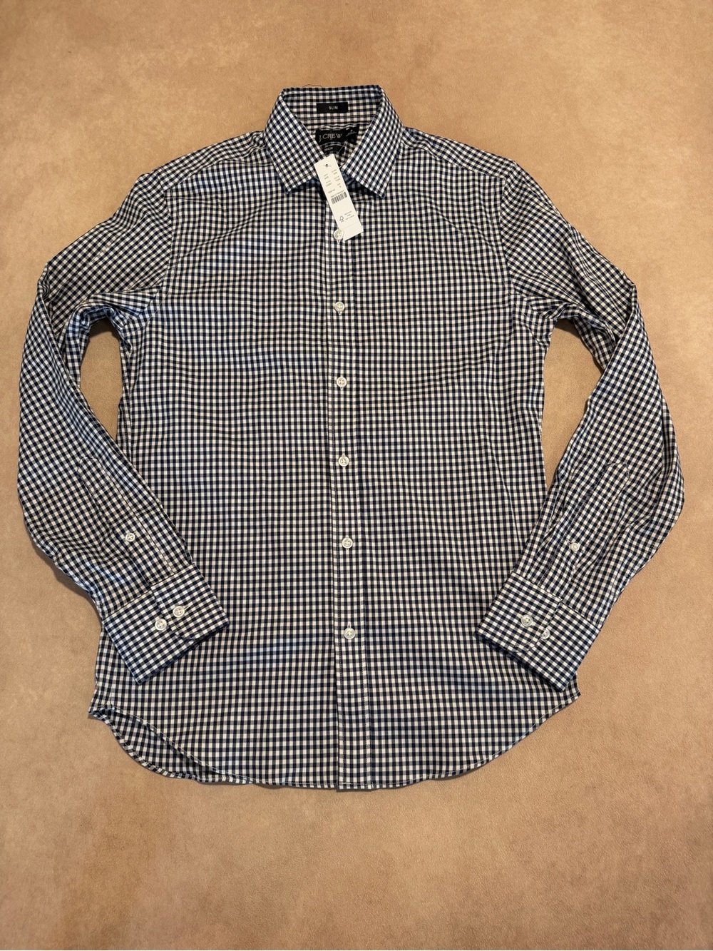 J. Crew Slim Bowery performance stretch dress shirt • size Small • NWT • CA351